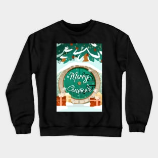 Merry Christmas Fantasy Postcard Greeting card Crewneck Sweatshirt